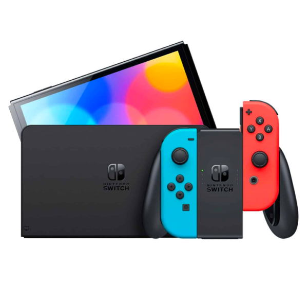 Nintendo Switch OLED Red/Blue - Image 2