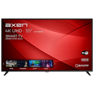 Axen 55"  Smart TV UHD (4K) (AX55UAL402)