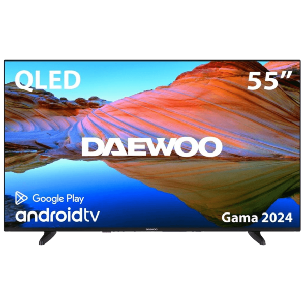 Daewoo 55" Google Android Smart TV QLED - 4K HDR (55DM72UAQP)