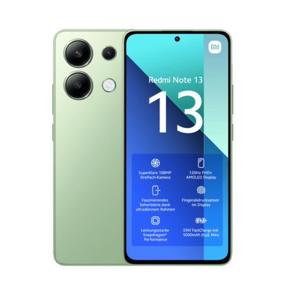 Redmi Note 13 4G (128GB/6GB) - Mint Green