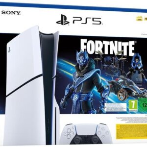 Sony PlayStation 5 Slim Disc Edition 1TB White + Fortnite Cobalt Star Bundle