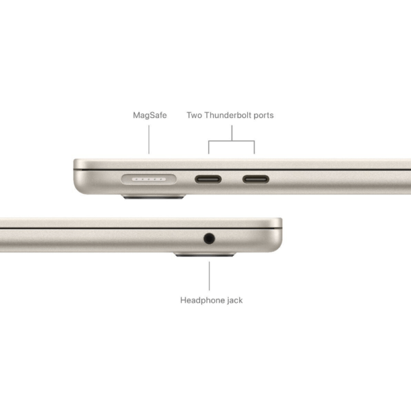 Apple MacBook Air 13" Retina M3 Chip 8-Core CPU / 8-Core GPU 256GB SSD 16GB RAM Starlight - Image 2