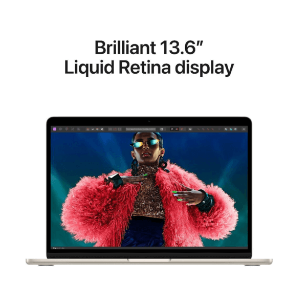 Apple MacBook Air 13" Retina M3 Chip 8-Core CPU / 8-Core GPU 256GB SSD 16GB RAM Starlight - Image 6