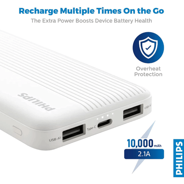 Philips Power Bank - 10000 mAh DLP7719N - Image 2