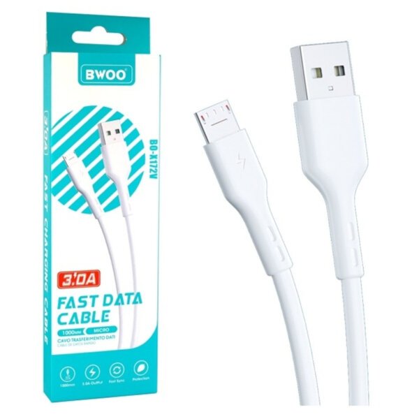 BWOO Micro USB Fast Data Cable 3A 1m bo-x172v