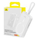 Baseus Power Bank Magnetic & Cable Charging 10000 20WmAh
