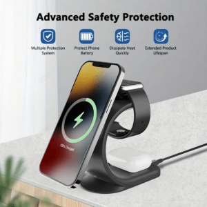 3 in 1 Magnetic Wireless Charger Stand 15w ojd-83