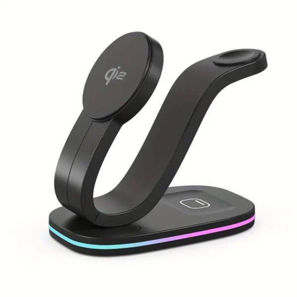 3 in 1 Magneting Wirless Chargeer Creative Swan Style b-28