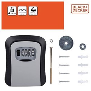 Black & Decker Key Safe With Combination Lock - (BXCHMS7013)