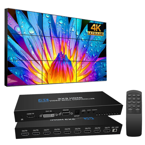 3 x 3 Video Wall Controller