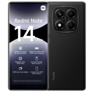 Redmi Note 14 Pro 4G (256GB/8GB) (Dual SIM) - Midnight Black