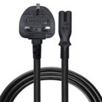 Power Cable IEC-7 Figure opf 8 to UK Mains 1.5m