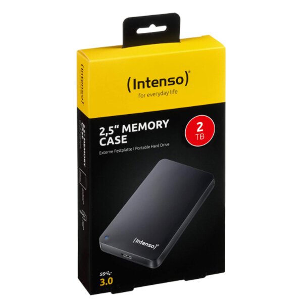 Intenso Memory Case 2TB USB 3.0 External Portable HDD