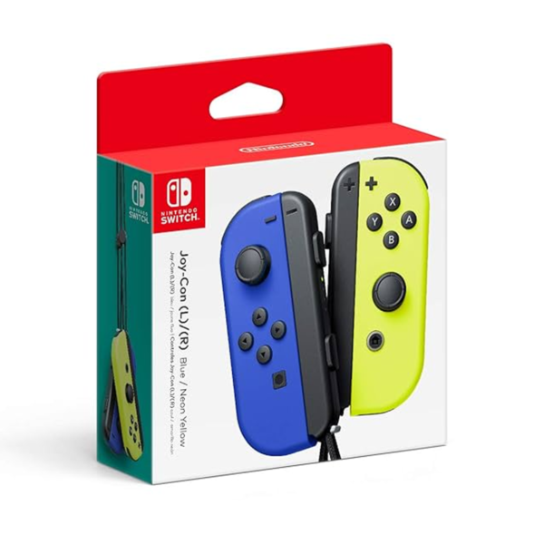 Nintendo Joy Con Pair Blue / Neon Yellow - Image 2