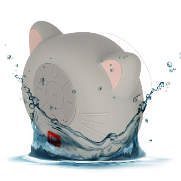 LEGAMI Singing in the Shower Hands-Free Water-Resistant Bluetooth Speaker - Kitty - Image 3