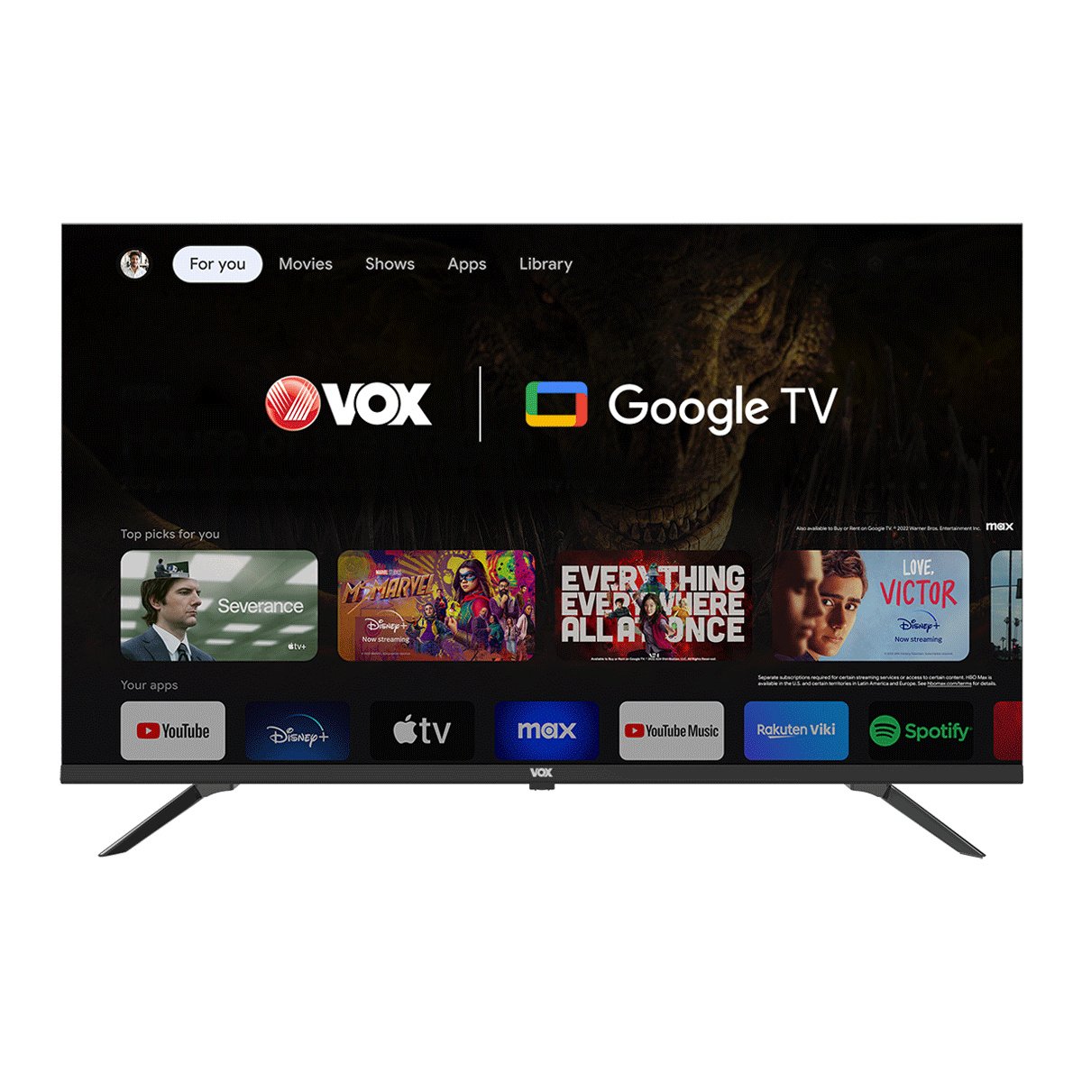 Vox 43" Google Android Smart TV 4K UHD - 43GTU090