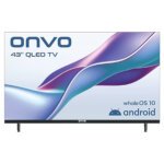 Onvo 43" QLED FHD Frameless Android Whales OS 10 Smart TV BT Remote - 43VQ80F2FA