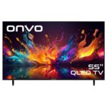 Onvo 55" QLED FHD Frameless Google Android Smart TV QLED 4K BT Remote - 55VQ90F3UA