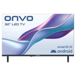 Onvo 32" Frameless Android Whales OS 10 Smart TV BT Remote - 32VL80F3HA