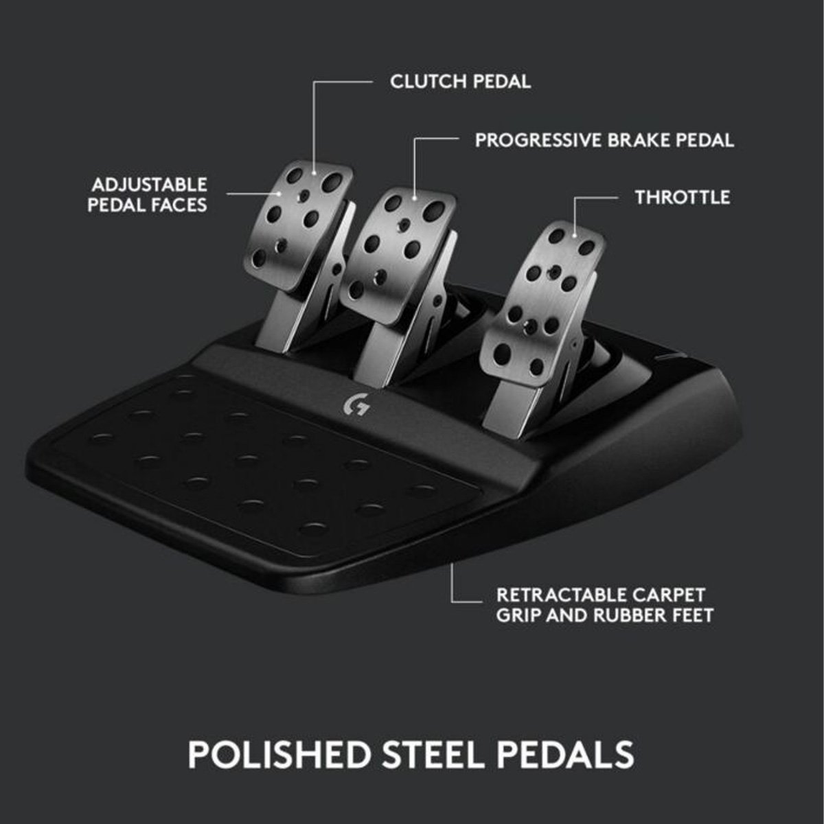 Logitech G923 TRUEFORCE Wheel with Pedals for PC / PS4 / PS5 - Image 4