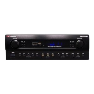Mark Stereo Amplifier with Multi-Input Options and Professional Microphone Controls -  MA500 USB