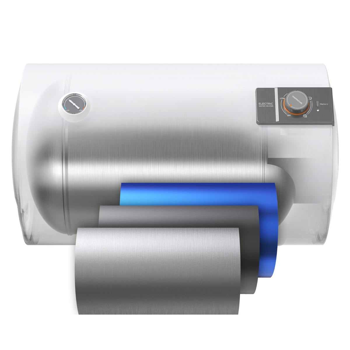 Midea SALUTE Uno Series Electric Water Heater – Horizontal (80L) - D80-15EA6 - Image 4