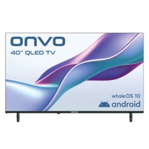 Onvo 40" QLED FHD Frameless Android Whales OS 10 Smart TV BT Remote - 40VQ80F3FA