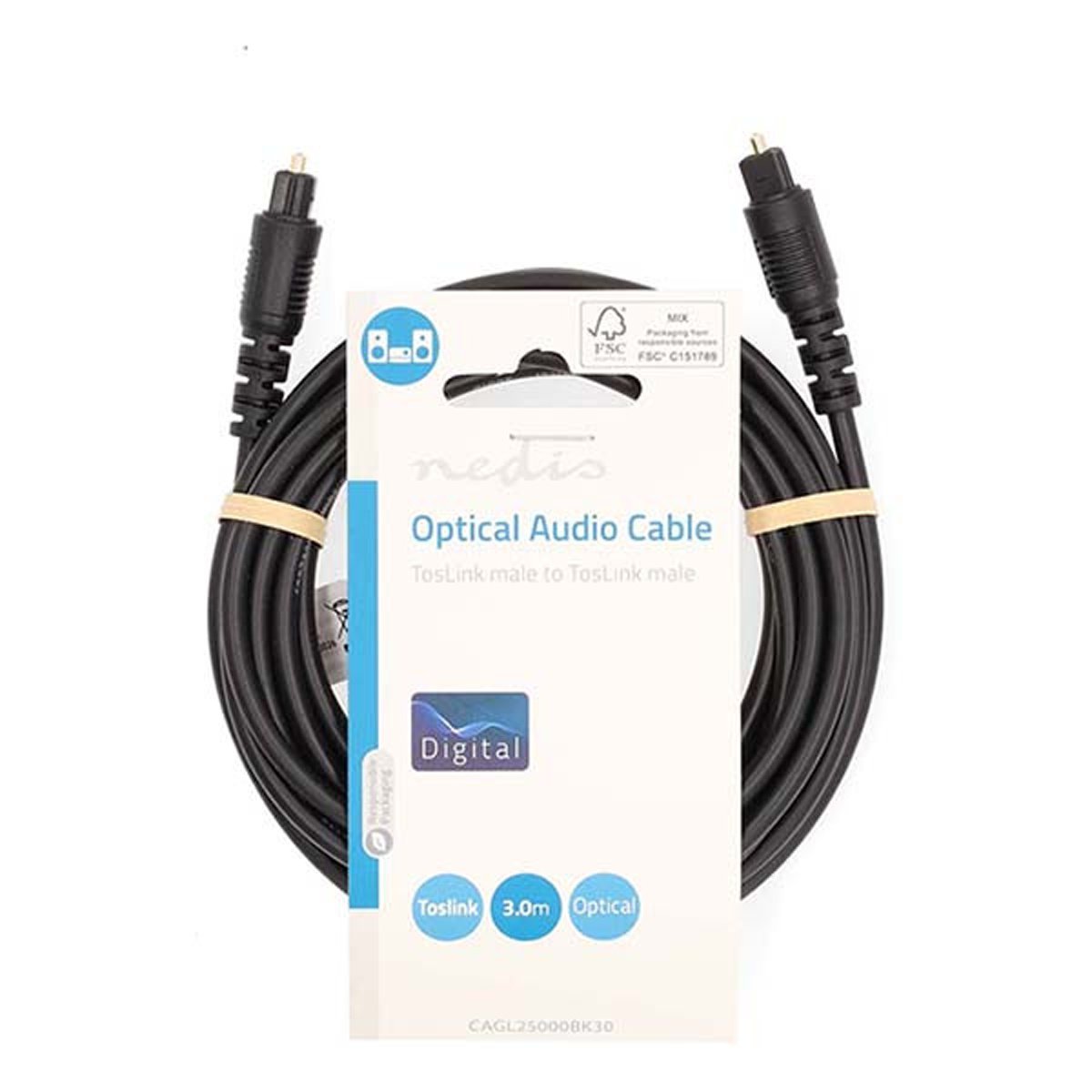 Nedis Optcal Cable 3Mtr – CAGP25000BK30