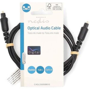 Nedis Optical Cable 1mt - CAGL25000BK10