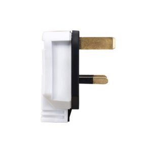 13A Plug 3 Pin White