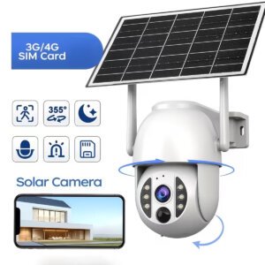 Solar-Powered 3G/4G LTE Cellular Security Outdoor Camera