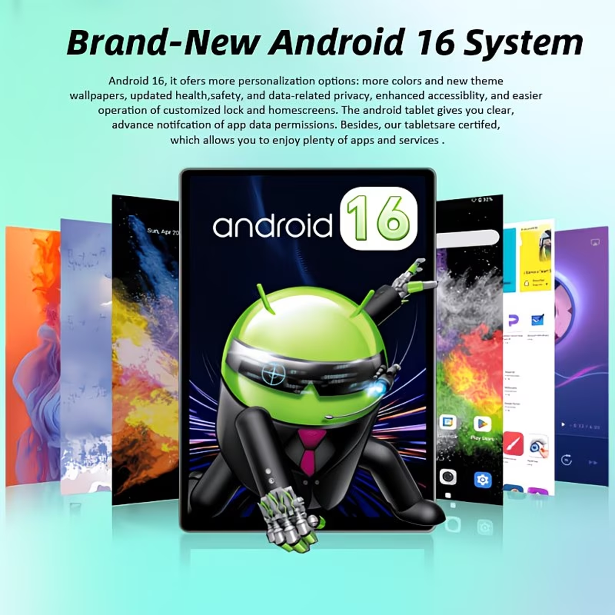 Crelander 10.1" Tablet with 1280x800 IPS HD Touch Screen (128GB/12GB (4GB+8GB expand)) - W30 - Image 5