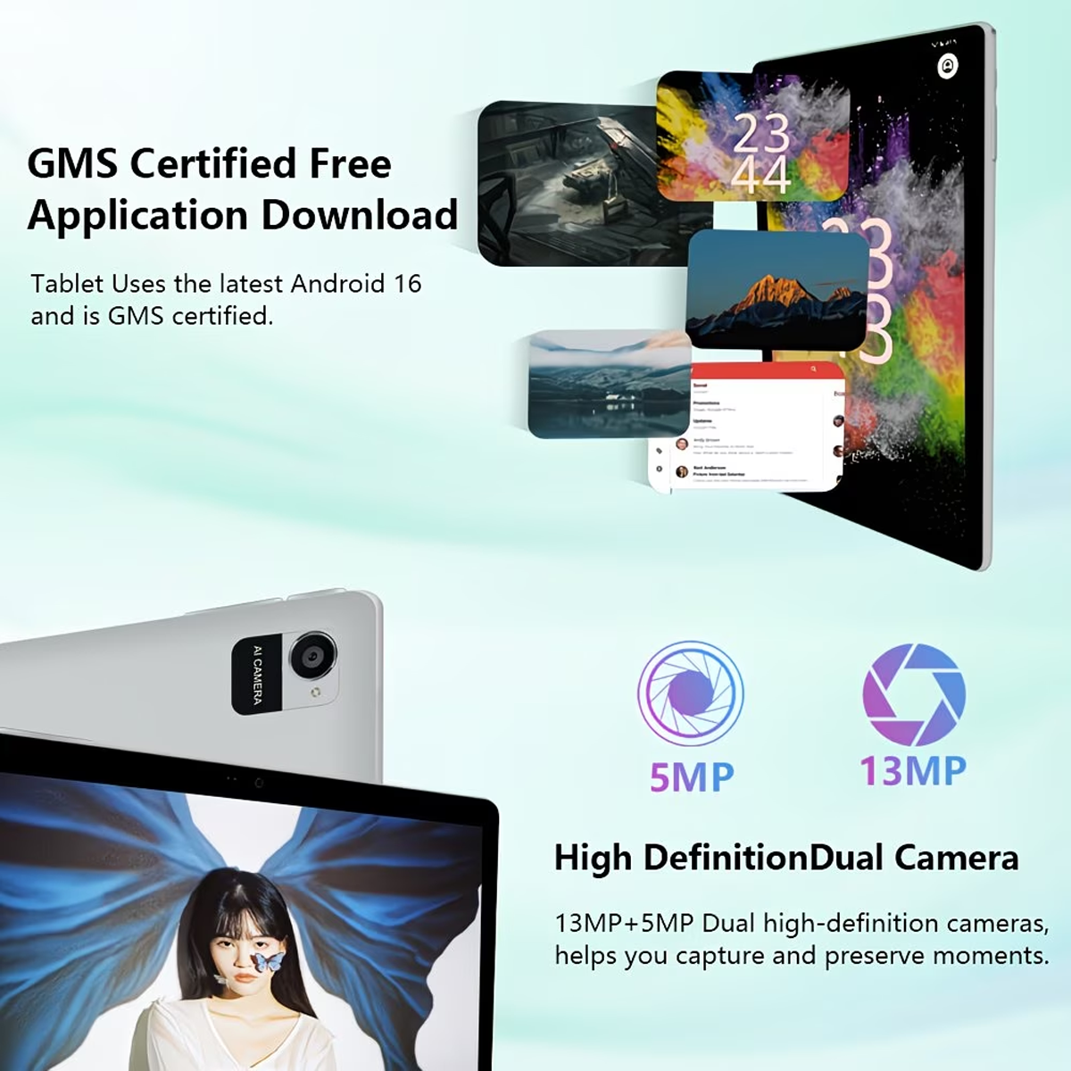 Crelander 10.1" Tablet with 1280x800 IPS HD Touch Screen (128GB/12GB (4GB+8GB expand)) - W30 - Image 7