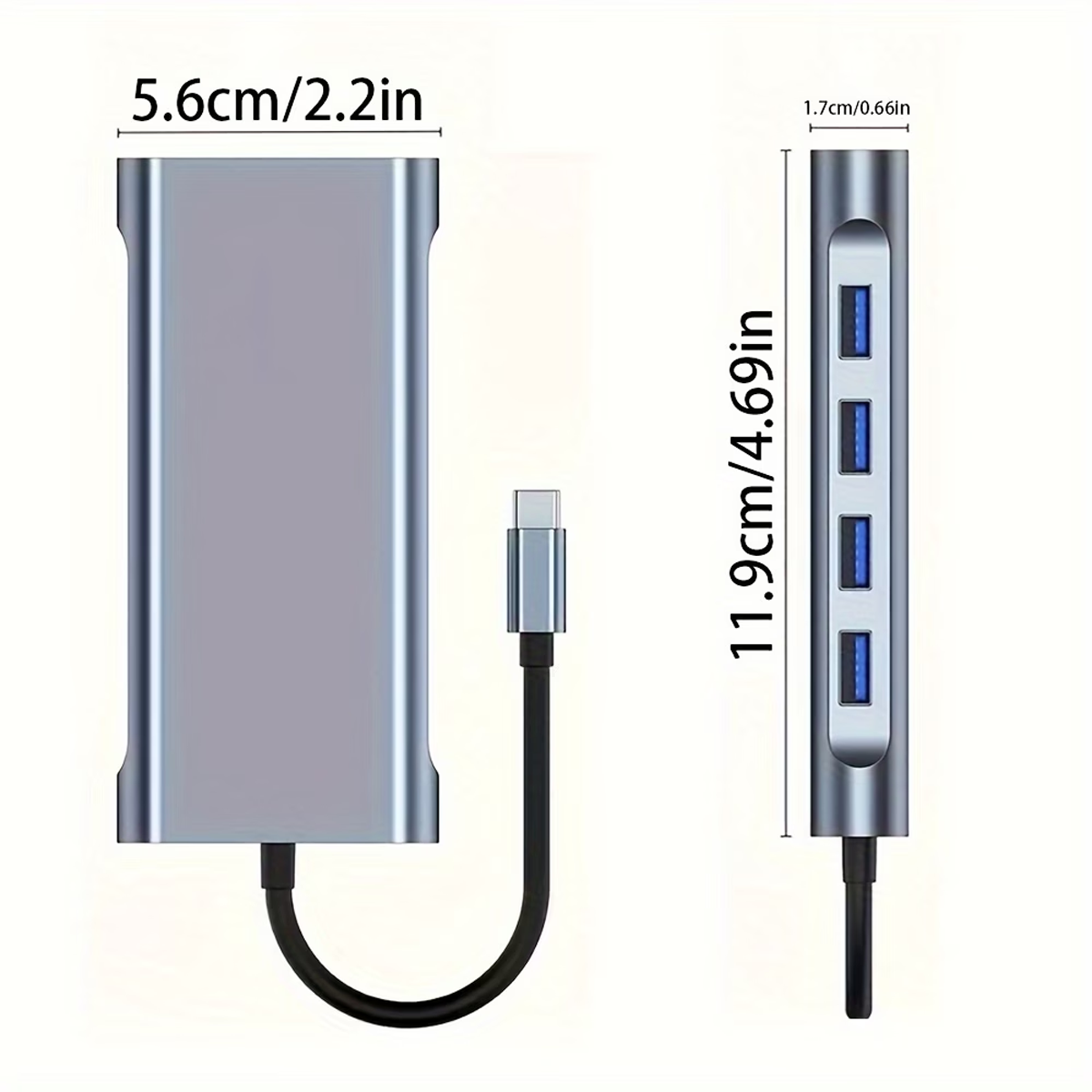 11-in-1 USB-C Docking Station Compatible for MacBook/Windows Laptops - Image 3