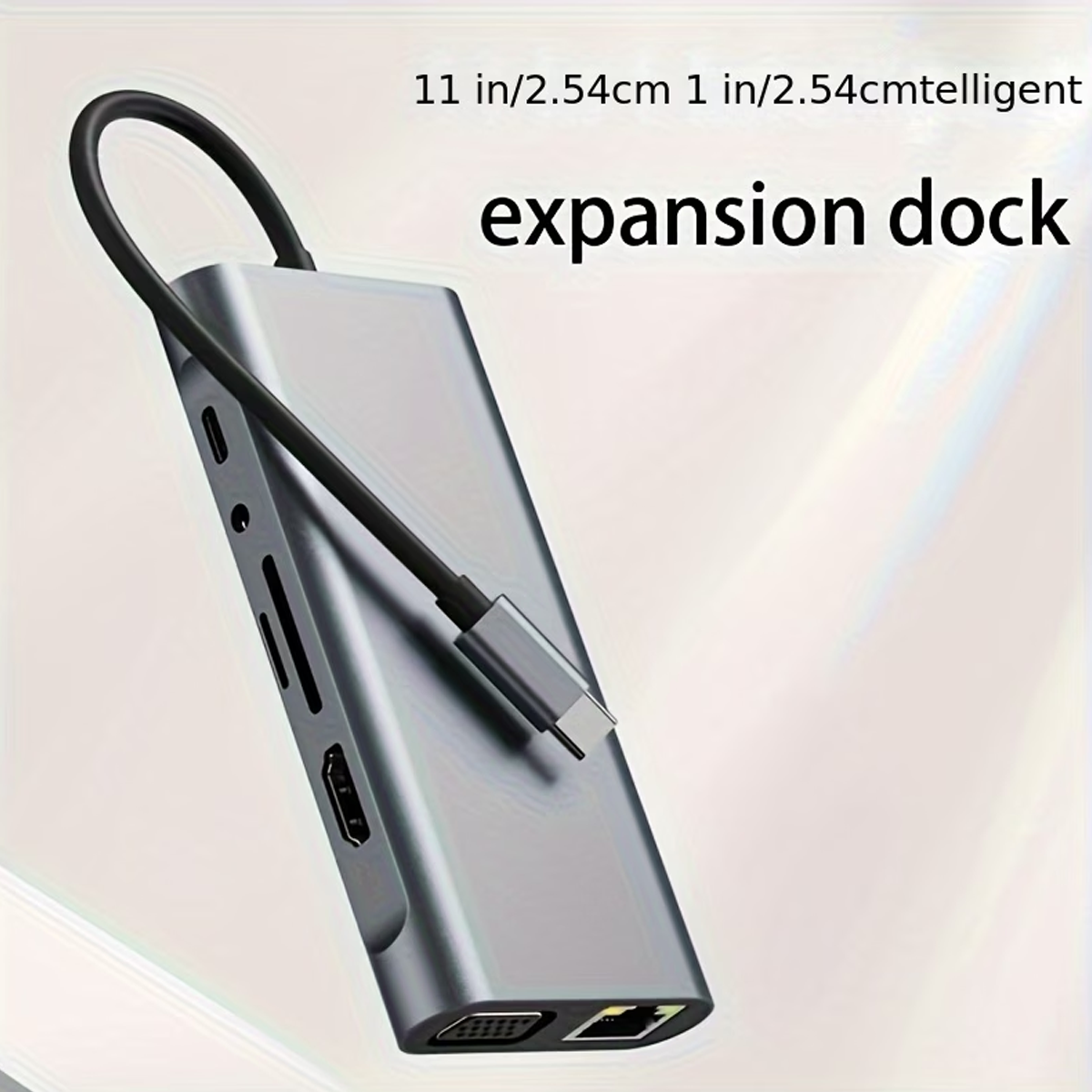11-in-1 USB-C Docking Station Compatible for MacBook/Windows Laptops - Image 4