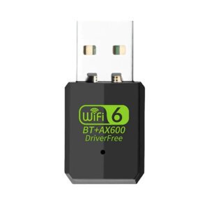 USB 3.0 Wi-Fi 6 600Mbps Dual Band Wireless + Bluetooth V5.4 Dongle (USB-WiFi6-AX600+BT5.4)